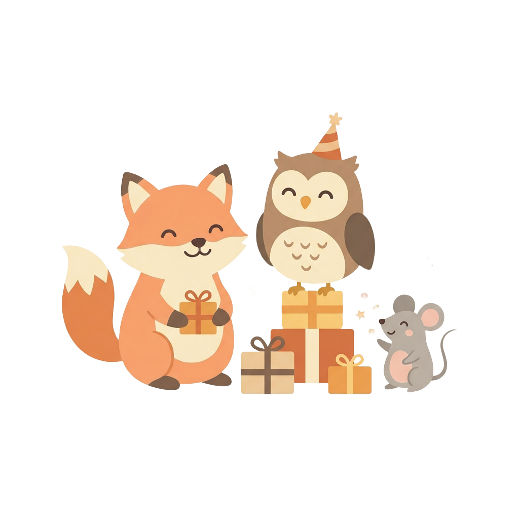 Glückliche Tiere in der Kita